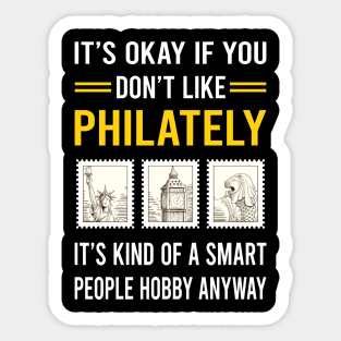 Smart People Hobby Philately Postage Stamp Stamps Sticker